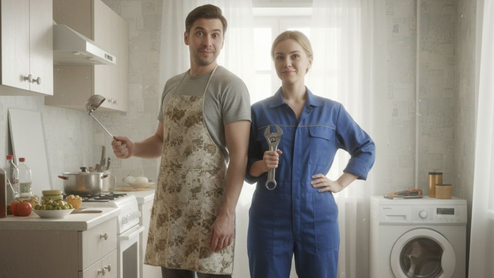 Домашние обязанности: что мужчины по-прежнему считают «не своими»