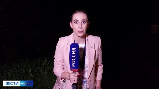 На городском пляже, куда нанесли удар укронацисты, работает съёмочная группа «Вестей-Курск»