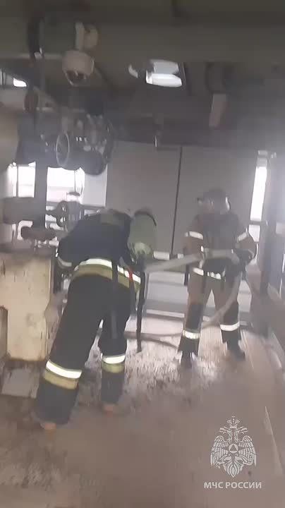 Курские огнеборцы ликвидировали пожар в селе Сейм Мантуровского района