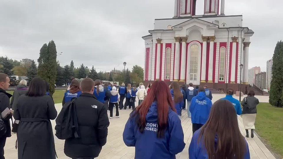 Курские единороссы присоединились к акции в честь Дня воссоединения Донбасса и Новороссии с Россией