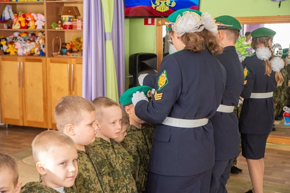 В Курске в детском саду №92 появилась первая кадетская группа