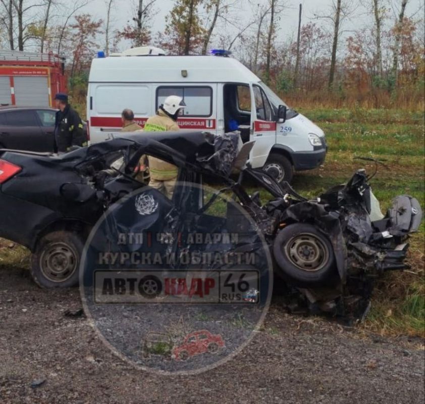 В Касторенском районе Курской области рано утром произошла авария, которая парализовала движение на дороге