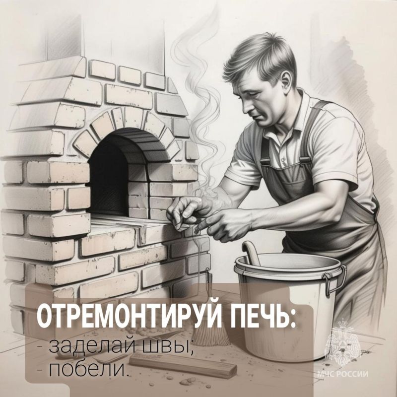 Печь или камин? НЕ ВАЖНО. Основные правила пожарной безопасности при использовании каминов и печей смотри в наших карточках