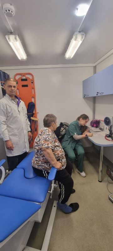 Геннадий Енютин: Передвижной мобильный медицинский комплекс работает на улицах посёлка Солнцево