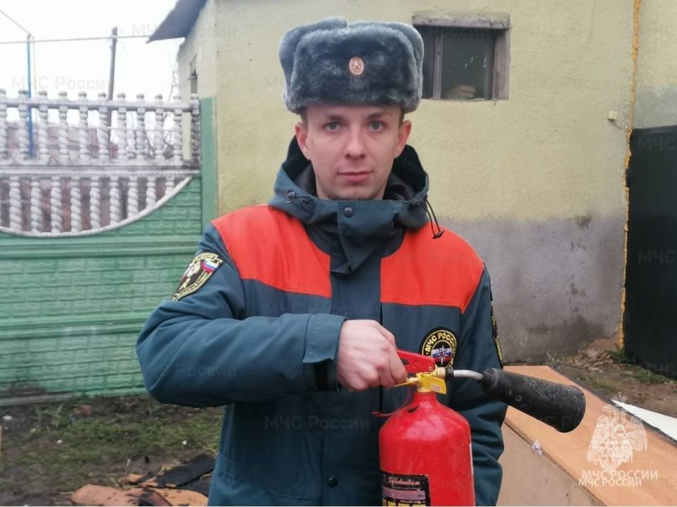 Инспектор МЧС Дмитрий Лагачев признан лучшим по надзорной работе в Курске