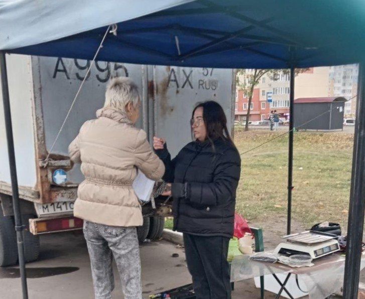 Администрация Центрального округа Курска провела два рейда по пресечению незаконной торговли