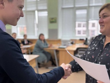 В школе №12 Курска прошли выборы председателя совета обучающихся