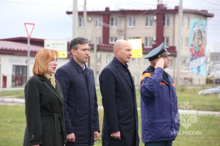 Курские отцы испытали себя в пожарно-спасательном квесте