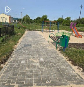 В сёлах области строят детские спортплощадки