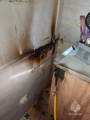 В Курске неисправное газовое оборудование чуть не спалило квартиру
