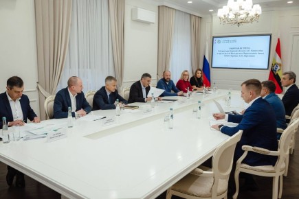 Александр Хинштейн: Провёл рабочую встречу с председателем Центрально-Чернозёмного банка Сбербанка Александром Абрамкиным