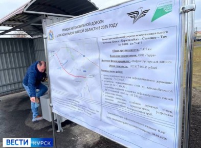 Досрочно завершен ремонт трассы «Курск — Борисоглебск» — Становое — Тим