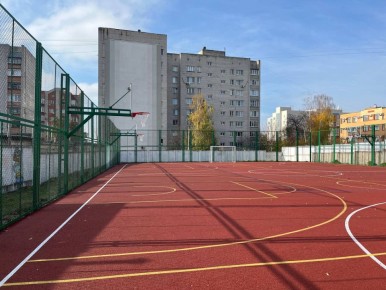Александр Хинштейн побывал в лицее № 6 имени М.А. Булатова и оценил спортивную площадку