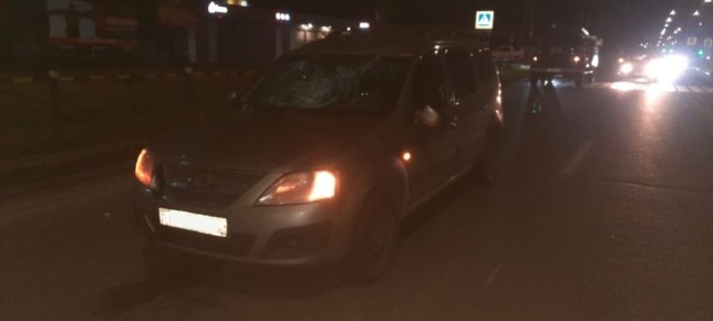Машина сбила человека в Октябрьском районе