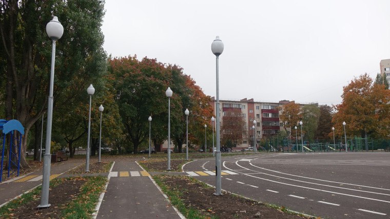 Недавно завершилось благоустройство Автогородка