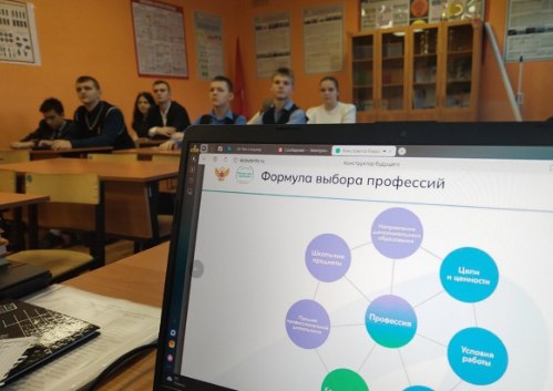 В рамках внеурочной деятельности в школе №5 прошло практико-ориентированное занятие курса «Россия – мои горизонты»