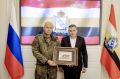 Александр Хинштейн провёл встречу с командиром курского именного батальона «Сейм» Алексеем Аксёновым