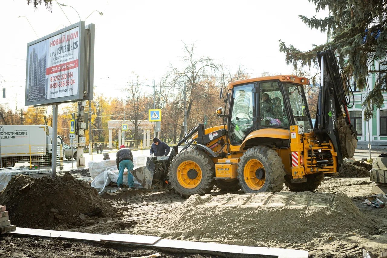 Подрядчик не успеет благоустроить в срок территорию около ТЦ "Куряночка"