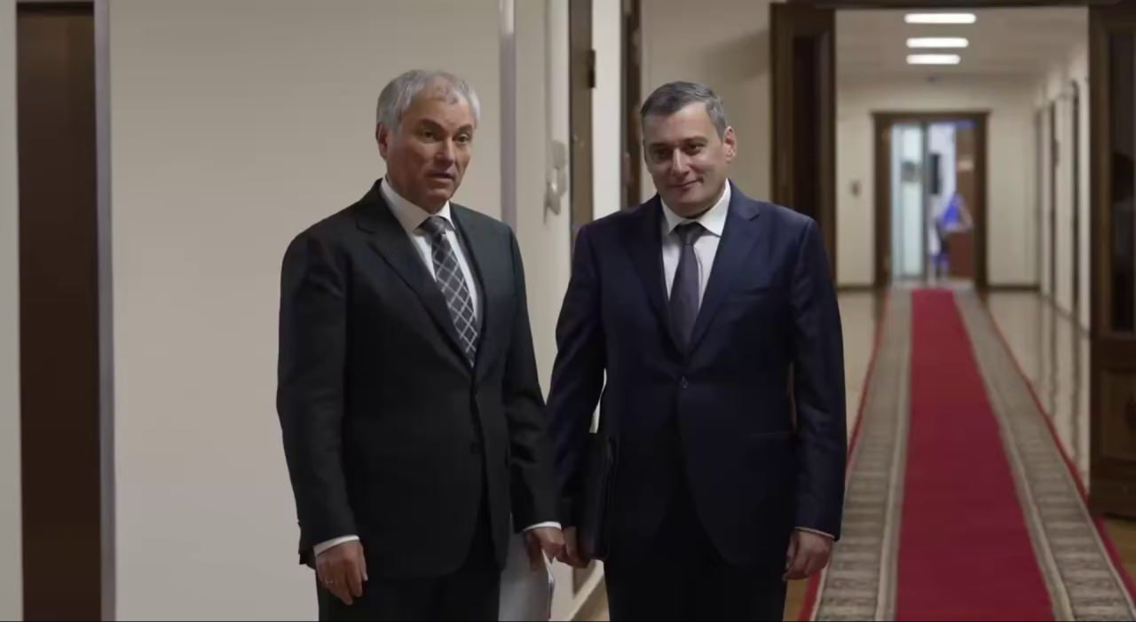 Александр Хинштейн обсудил с Вячеславом Володиным развитие Курской области