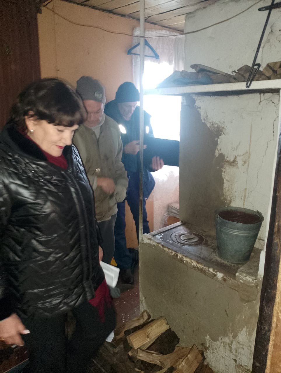 Сегодня в Свободинском сельсовете была проведена проверка жилых помещений с печным отоплением