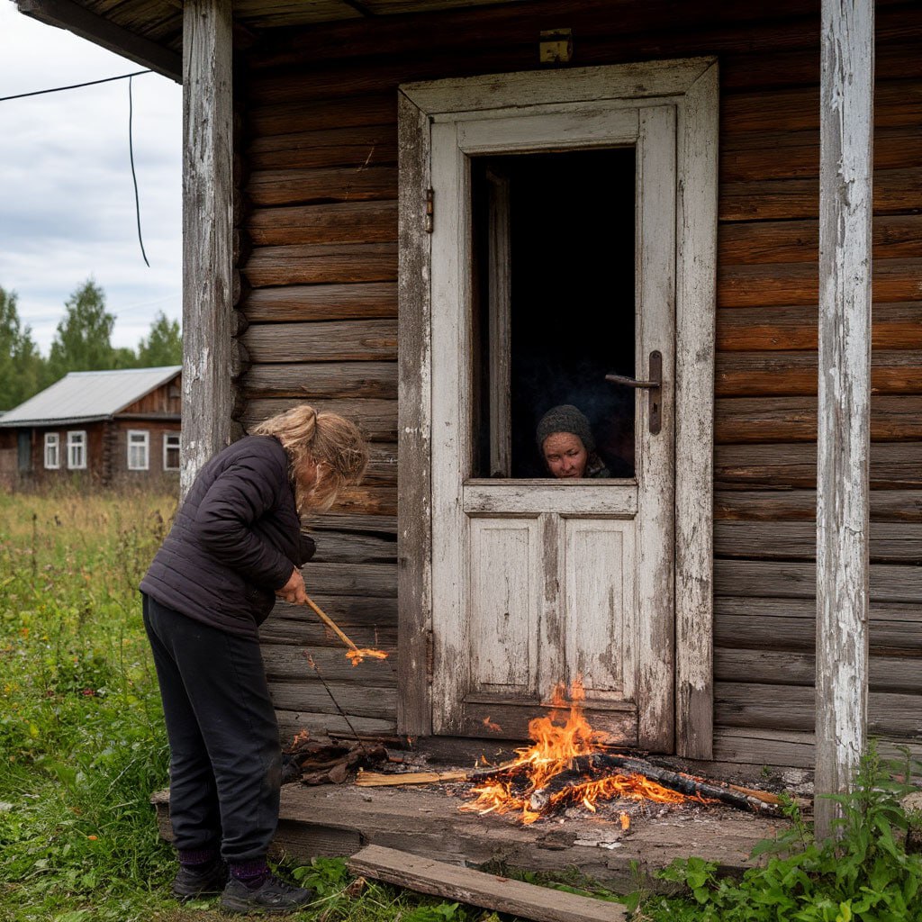 Пылкий нрав: курянка подожгла дом матери