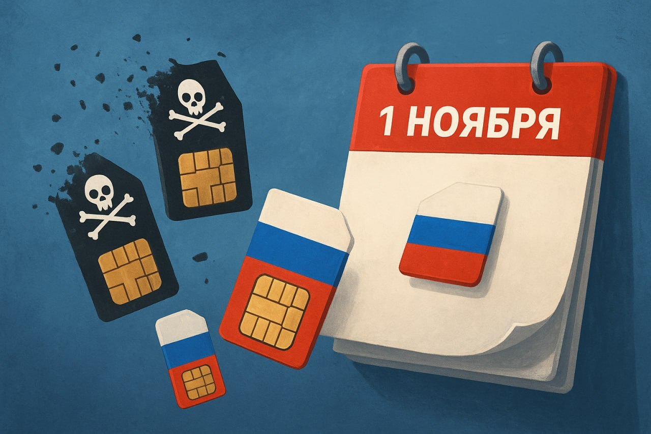 С 1 ноября 2025 года операторы связи будут обязаны приостановить обслуживание абонентов, на которых зарегистрировано более 20 сим-карт, а также не верифицированных абонентов