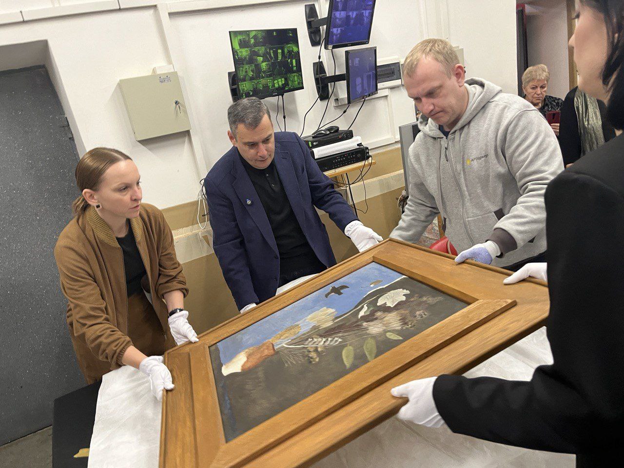 Картины Дейнеки вернулись из Третьяковки в Курск Картины Дейнеки вернулись из Третьяковки в Курск