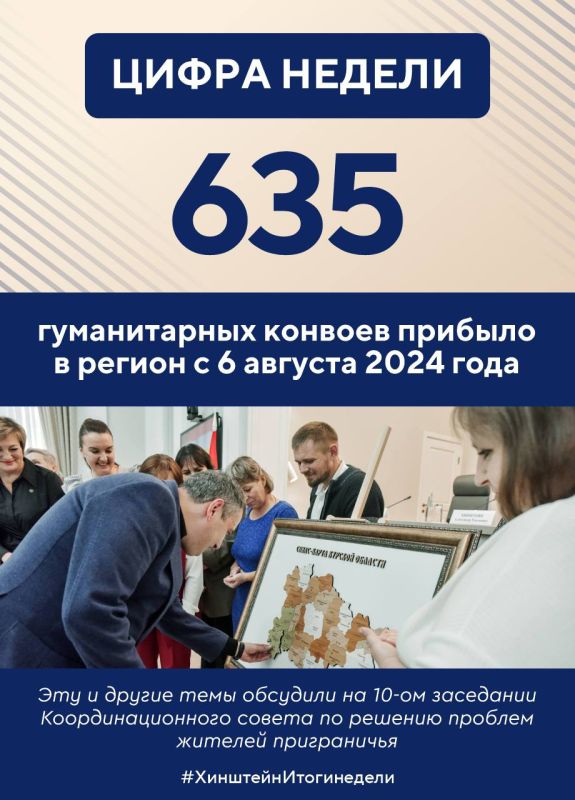 Александр Хинштейн подвел традиционные итоги недели Александр Хинштейн подвел традиционные итоги недели
