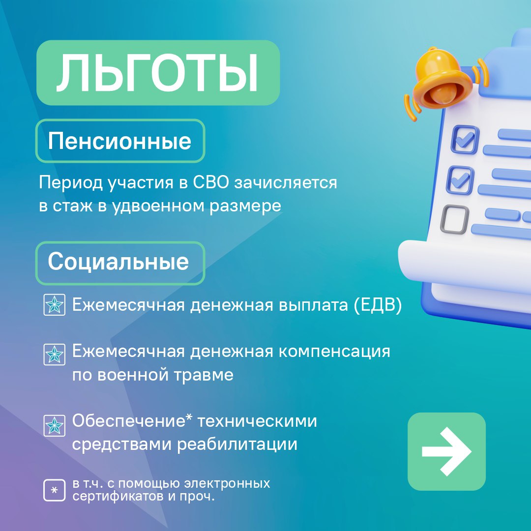 В регионе для участников СВО и их близких предусмотрены льготы и выплаты В регионе для участников СВО и их близких предусмотрены льготы и выплаты