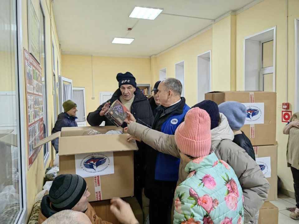 Татьяна Москалькова: Собрали и доставили гуманитарный груз для пациентов одного из приграничных психоневрологических интернатов Курской области, размещенных сегодня в комплексном центре обслуживания и реабилитации... Татьяна Москалькова: Собрали и доставили гуманитарный груз для пациентов одного из приграничных психоневрологических интернатов Курской области, размещенных сегодня в комплексном центре обслуживания и реабилитации...