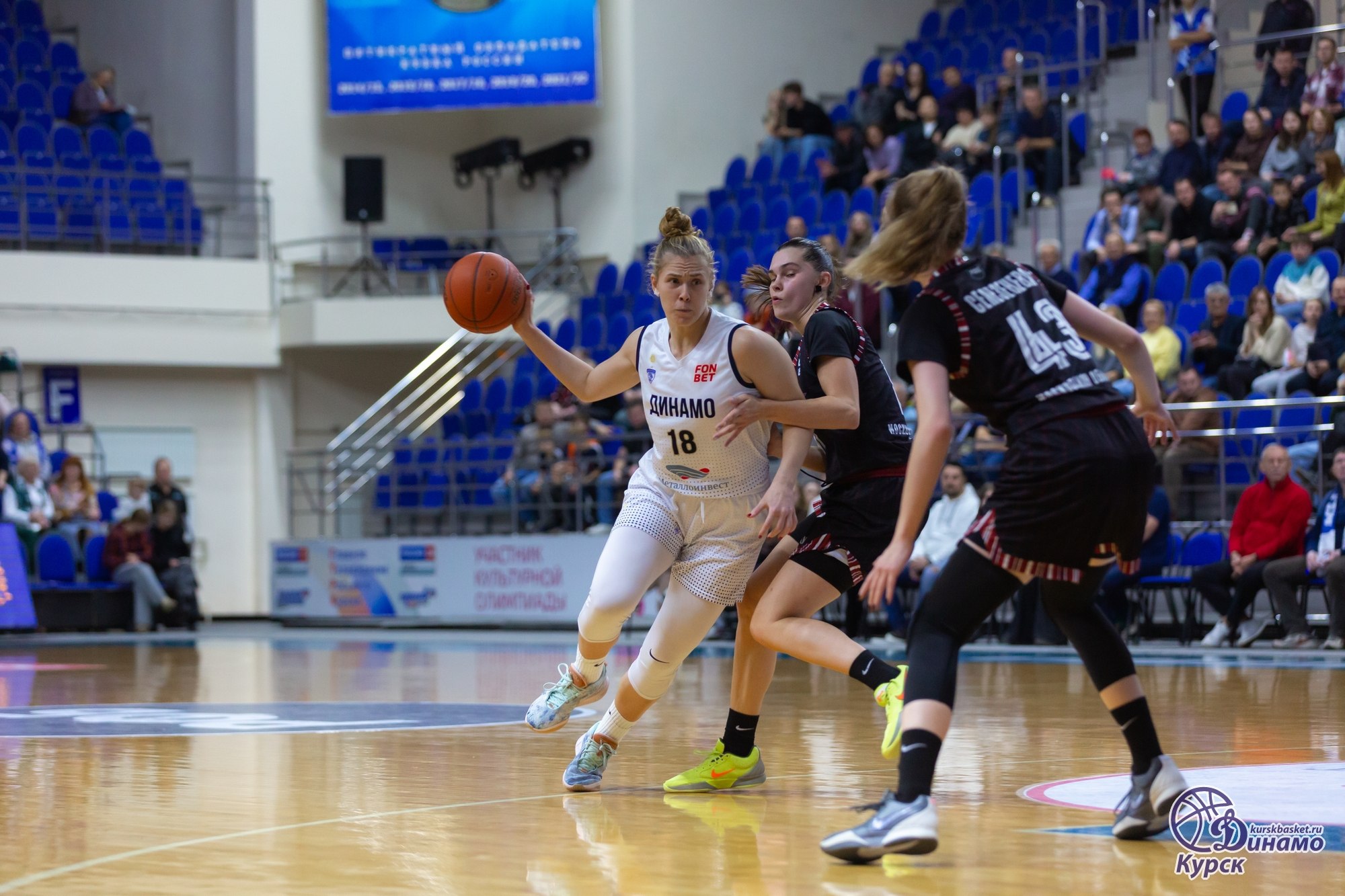 ПОБЕДА НАД «СПАРТОЙ». Курское «Динамо» дома обыграло «Спарта энд К» из Видного со счётом 88:52 (29:14, 16:12, 25:6, 18:20) ПОБЕДА НАД «СПАРТОЙ». Курское «Динамо» дома обыграло «Спарта энд К» из Видного со счётом 88:52 (29:14, 16:12, 25:6, 18:20)