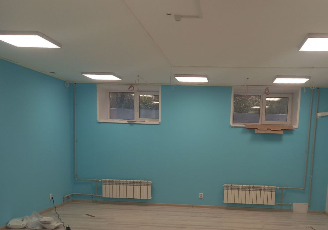 В городском молодежном центре социальных программ «Спектр» подходит к концу ремонт помещения В городском молодежном центре социальных программ «Спектр» подходит к концу ремонт помещения