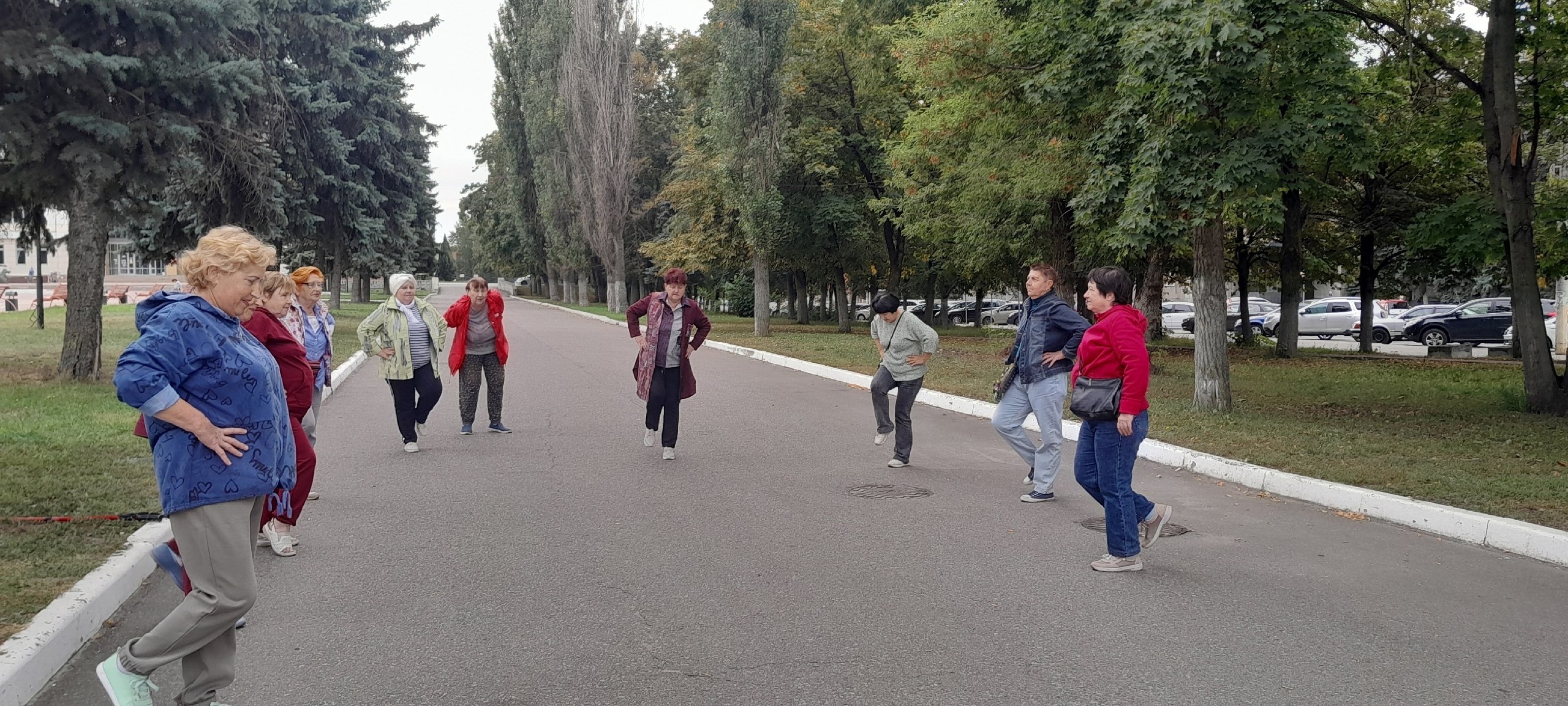 Участники проекта "Курское долголетие" города Курска активно занимаются скандинавской ходьбой Участники проекта "Курское долголетие" города Курска активно занимаются скандинавской ходьбой