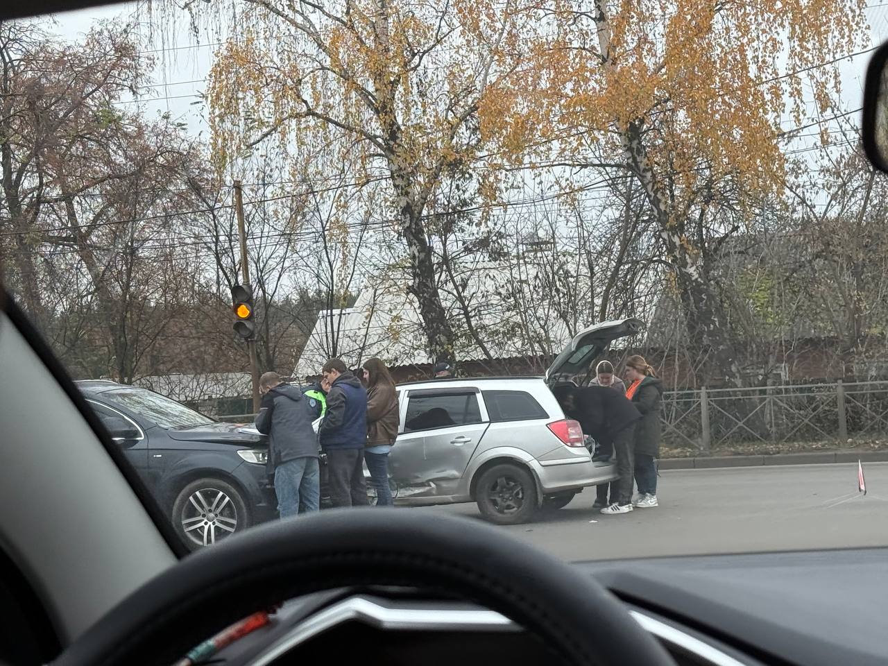 ДТП на улице Чайковского в Курске ДТП на улице Чайковского в Курске