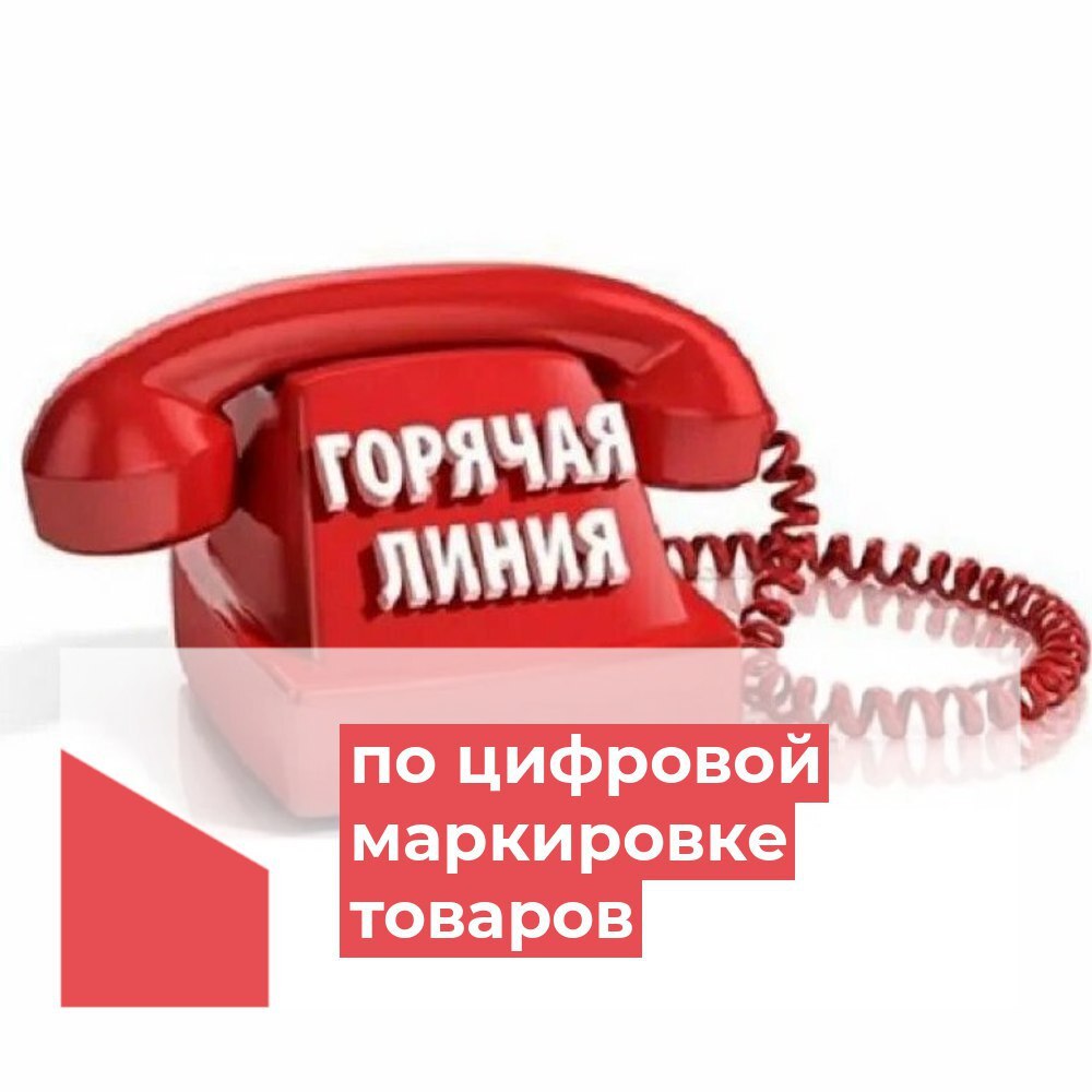 ПРОВЕДЕНИЕ ГОРЯЧЕЙ ЛИНИИ ПО ВОПРОСАМ ЦИФРОВОЙ МАРКИРОВКИ