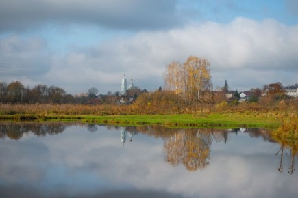 Доброе утро! Осень в слободе Михайловка на кадрах Романа Игнатьева