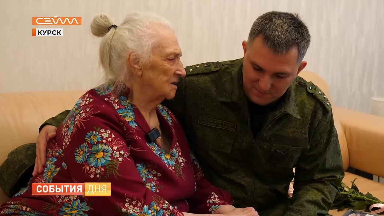 Долгожданная встреча с внуком!