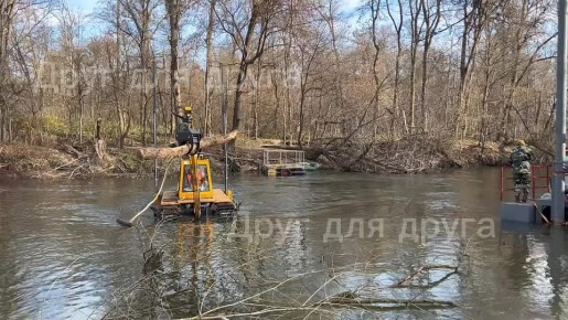 На реке Тускарь стартовали масштабные работы по расчистке русла