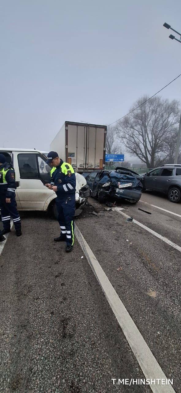 Семь человек, включая четырех детей, пострадали в результате ДТП в Курской области, сообщил губернатор Хинштейн