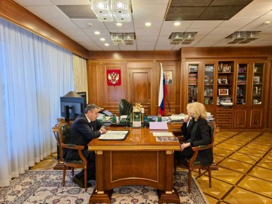 Александр Хинштейн рассказал о встрече в Москве с зампредом Правительства РФ Татьяной Голиковой