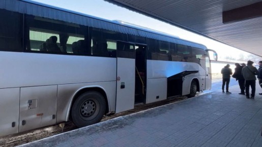 Новый автобусный маршрут связал Донецкую Народную Республику с Курской областью