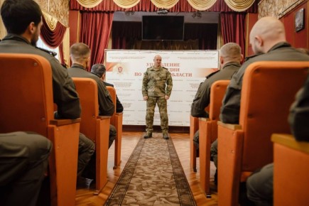 Сотрудников Росгвардии наградили за проявленное мужество