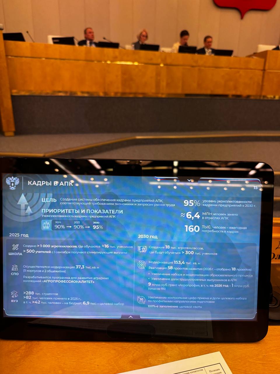 Екатерина Харченко: Сегодня в Госдуме правительственный час «Развитие современных технологий производства и глубокой переработки в АРК как основа продовольственной безопасности России и доступности продуктов питания для... Екатерина Харченко: Сегодня в Госдуме правительственный час «Развитие современных технологий производства и глубокой переработки в АРК как основа продовольственной безопасности России и доступности продуктов питания для...