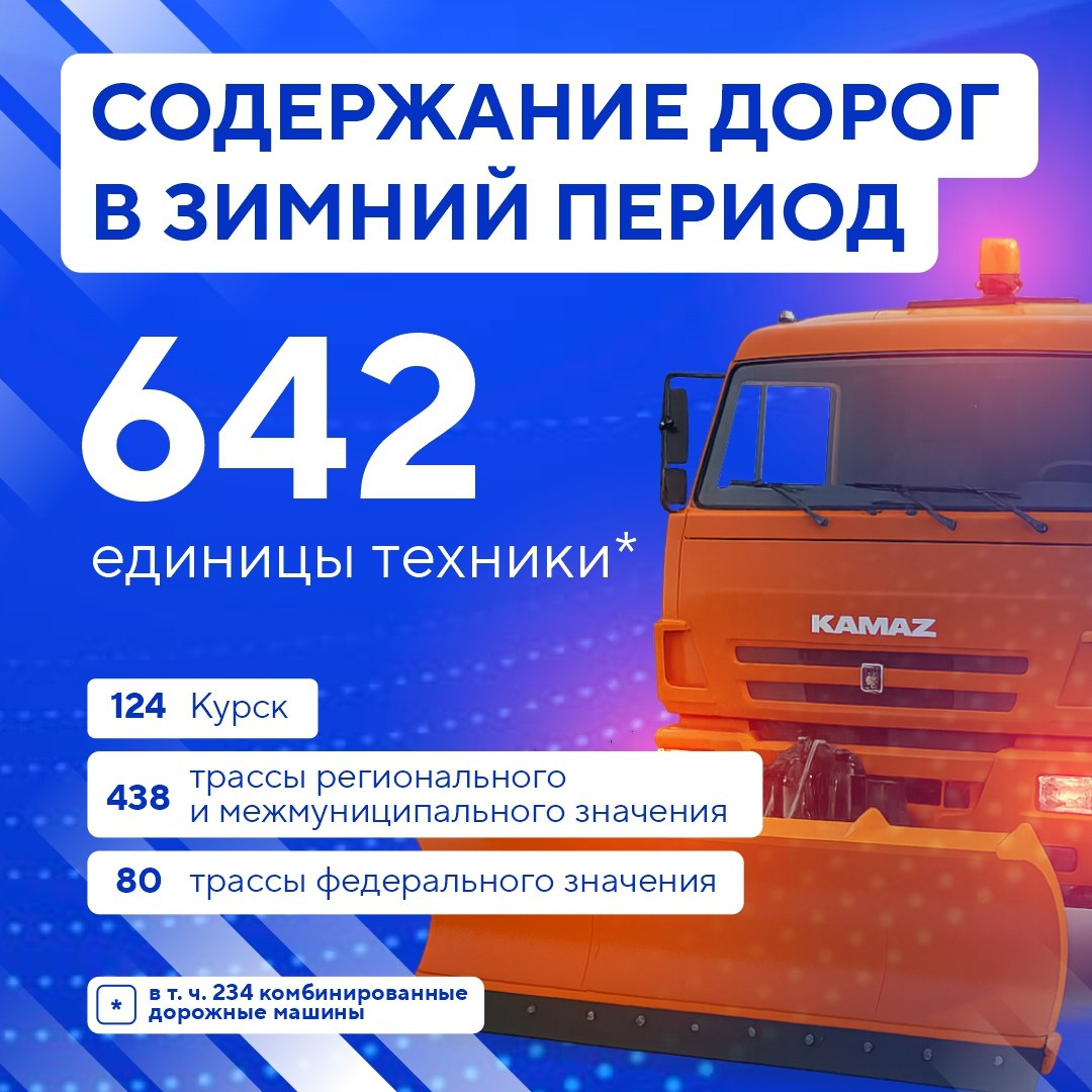 Курская область готовится к зимнему содержанию дорог