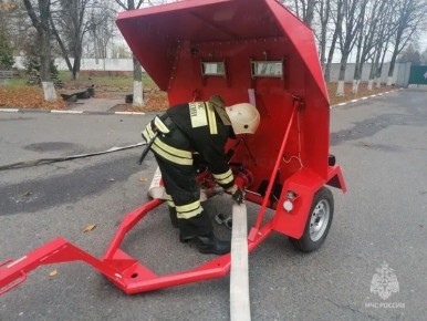 123 Два пожарных бронещита — для ликвидации последствий обстрелов