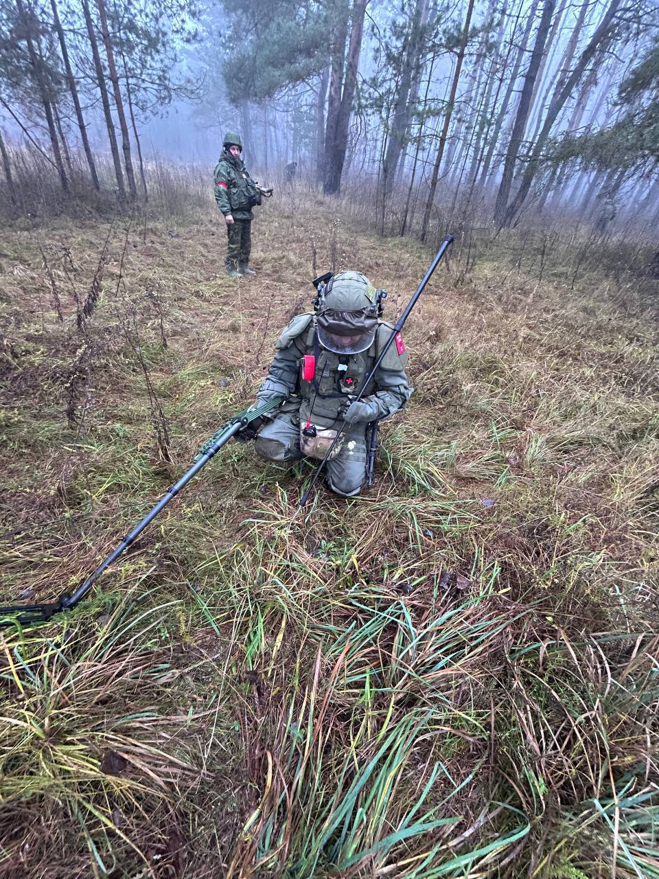 Добровольческой бригадой «БАРС-Курск» продолжается работа по разминированию Курской области Добровольческой бригадой «БАРС-Курск» продолжается работа по разминированию Курской области