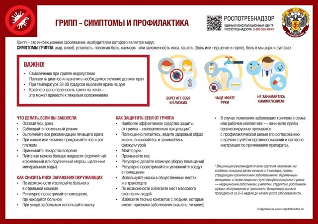 Роспотребнадзор информирует!