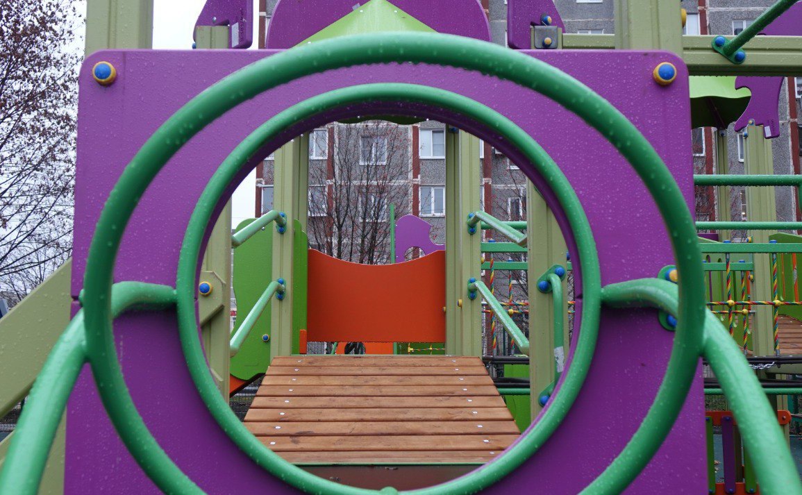 Игорь Корпунков: Сегодня осмотрели детские площадки, установленные в Курчатове в этом году Игорь Корпунков: Сегодня осмотрели детские площадки, установленные в Курчатове в этом году