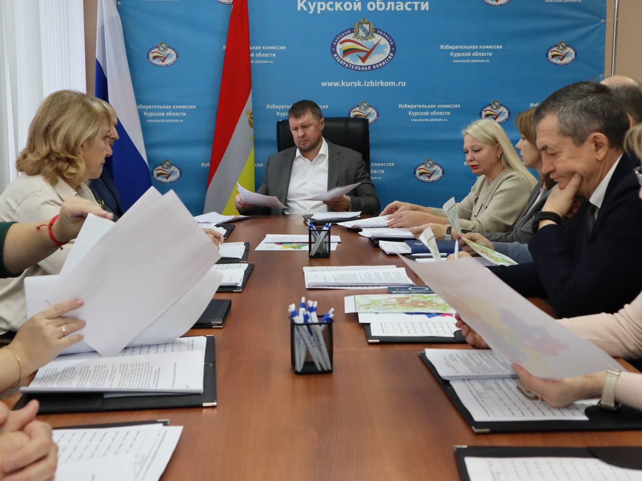 Состоялось заседание Избирательной комиссии Курской области