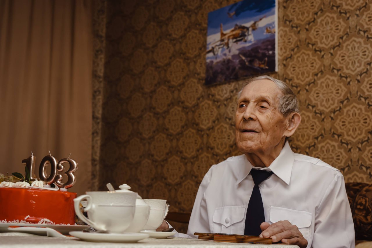 103-й день рождения празднует ветеран Великой Отечественной войны Михаил Жаков 103-й день рождения празднует ветеран Великой Отечественной войны Михаил Жаков